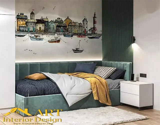 Children's bedroom with two beds Children's bedroom with two beds